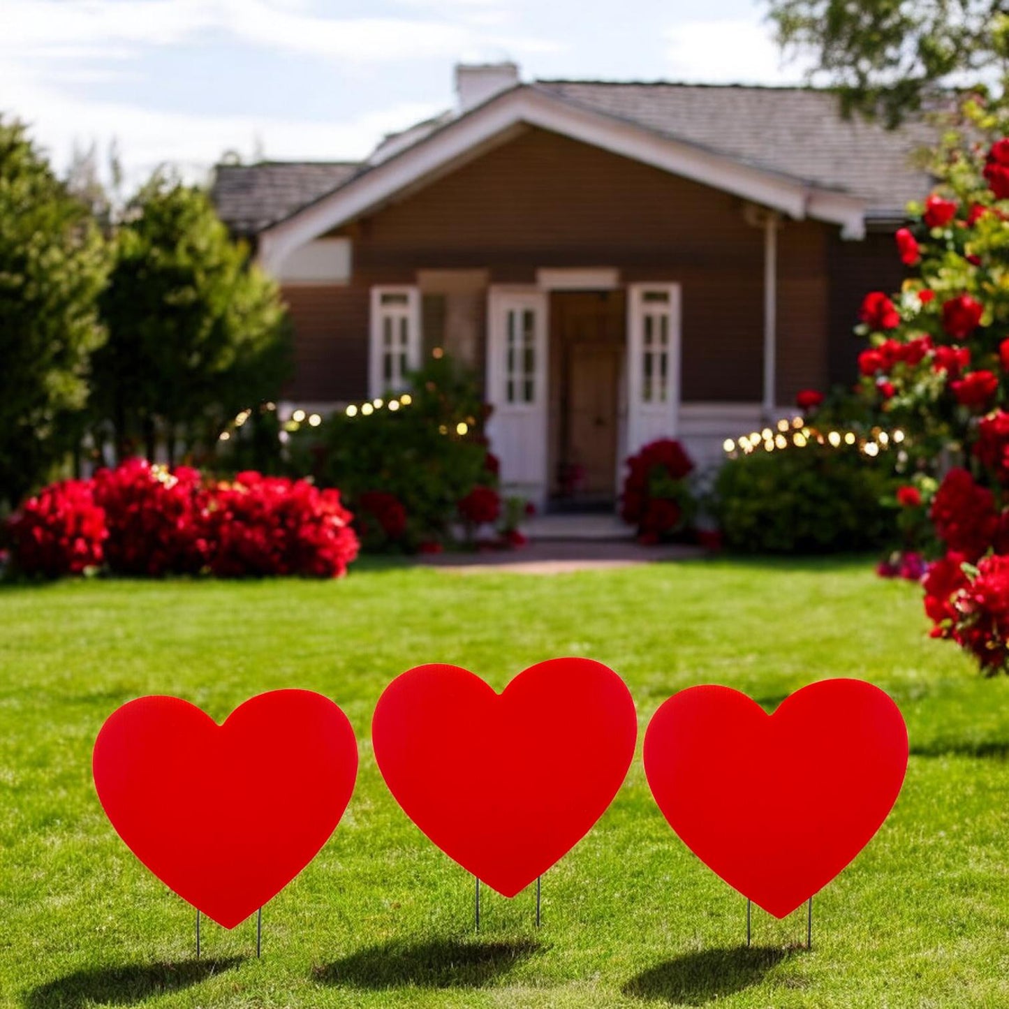 St. Patrick's Day Lawn Decor: Shamrock Yard Signs with Stakes - Outdoor Decorations