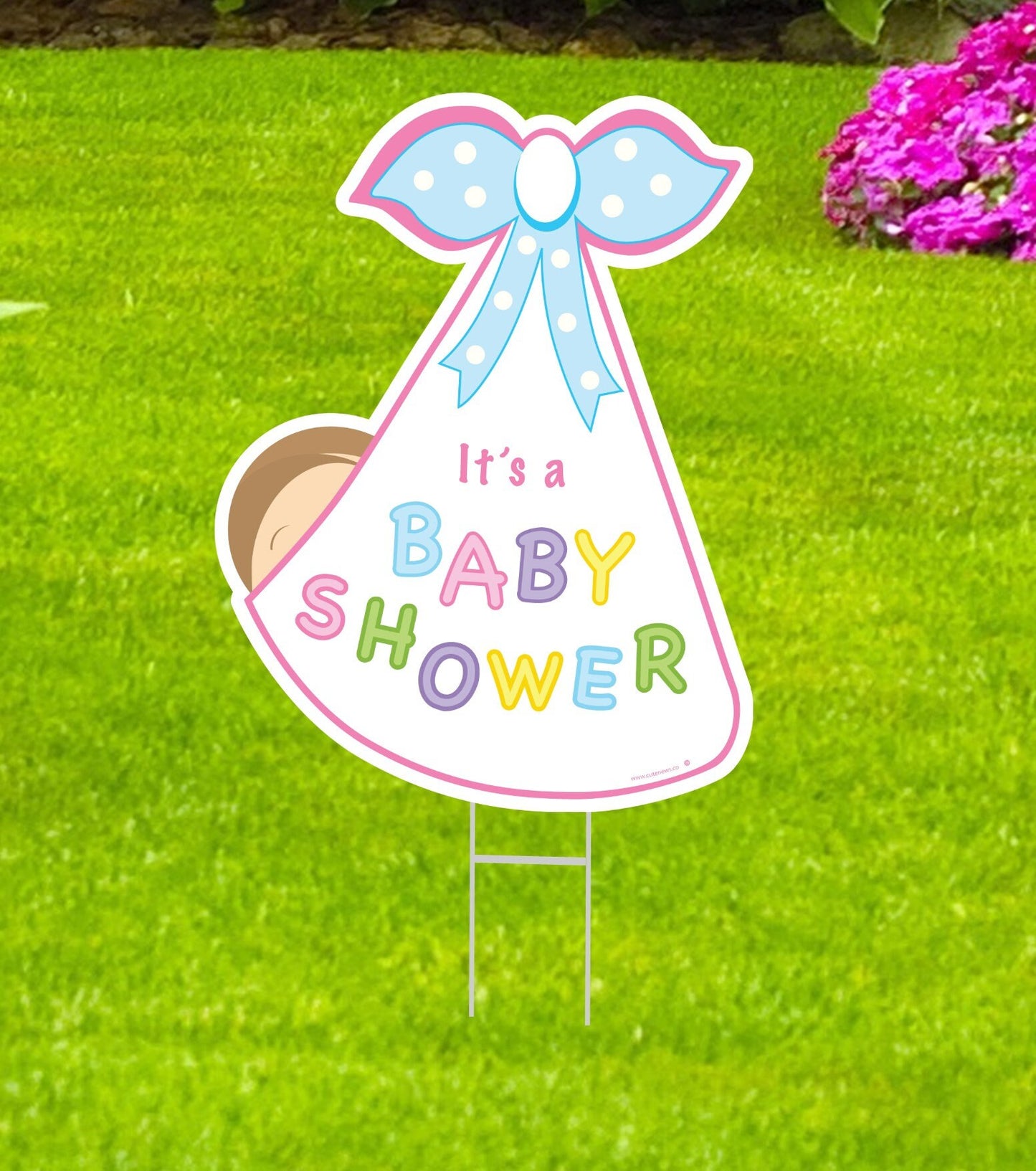 Stork Baby Yard Sign: Welcome Home Announcement, Shower Decor