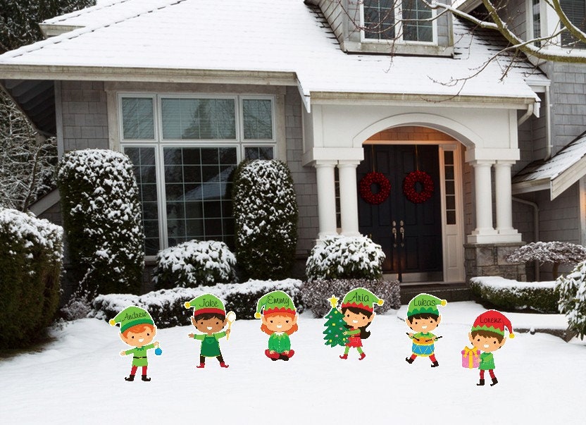 Penguin Christmas Yard Signs: Holiday Lawn Art Decor with Stakes