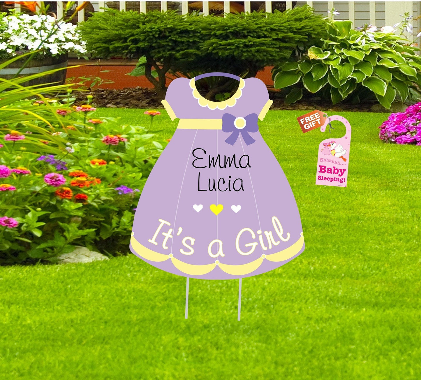 It's A Boy Yard Sign: Baby Shower Lawn Decoration, Newborn Announcement