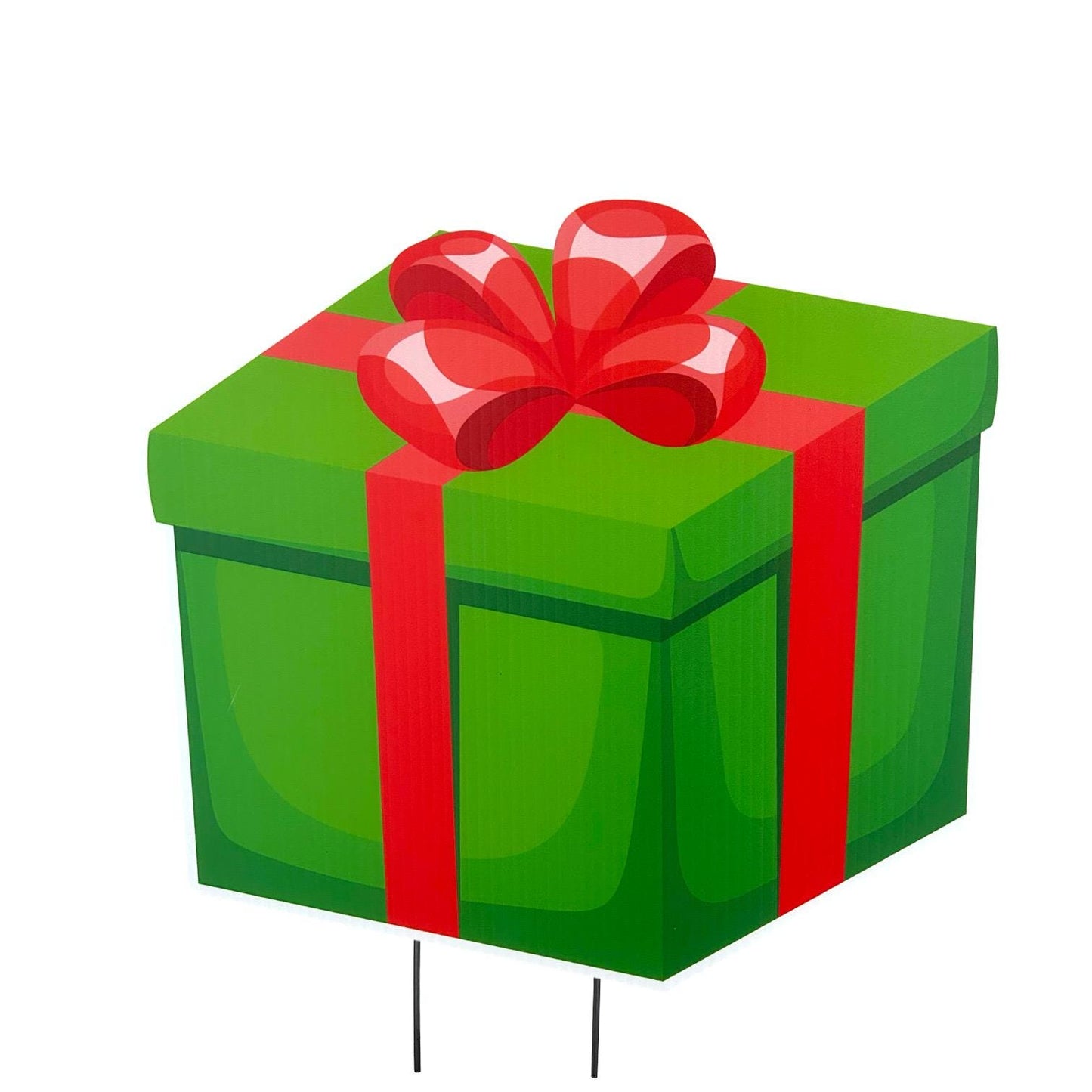 Personalized Christmas Ornament Yard Sign: Holiday Lawn Decor