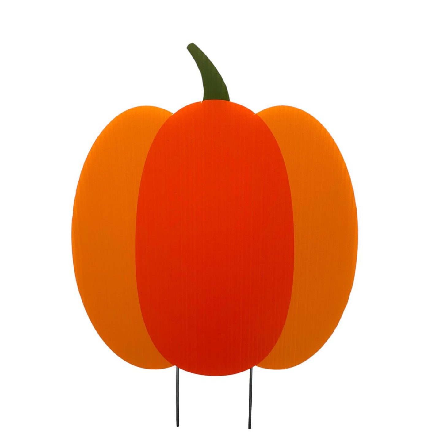 Pumpkin Yard Stake: Outdoor Fall Decor (15.5 x 16 in)