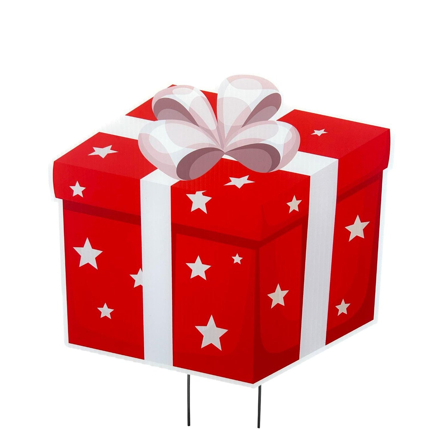 Personalized Christmas Ornament Yard Sign: Holiday Lawn Decor