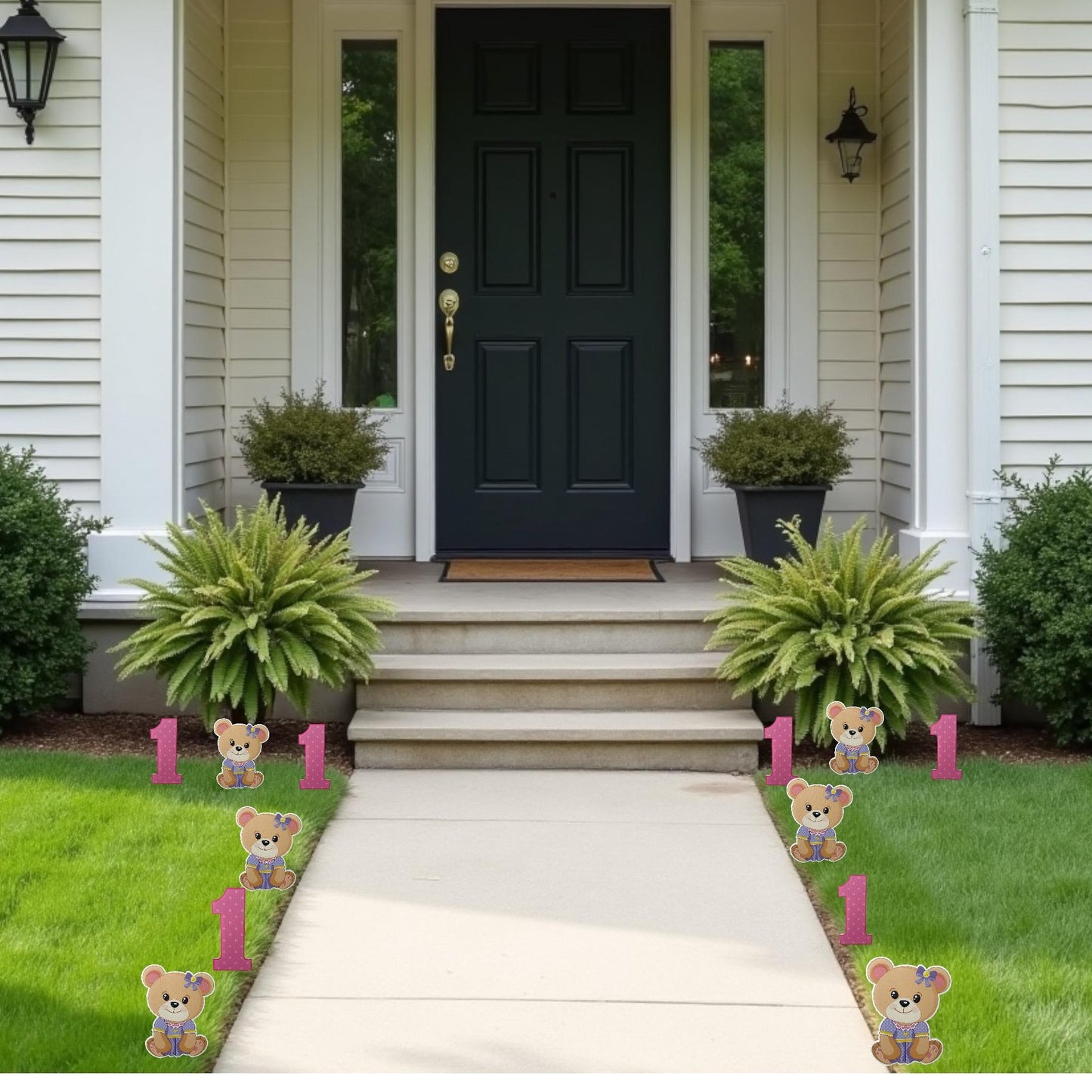 Teddy Bear 1st Birthday Yard Sign: Party Decor, Keepsake Gift