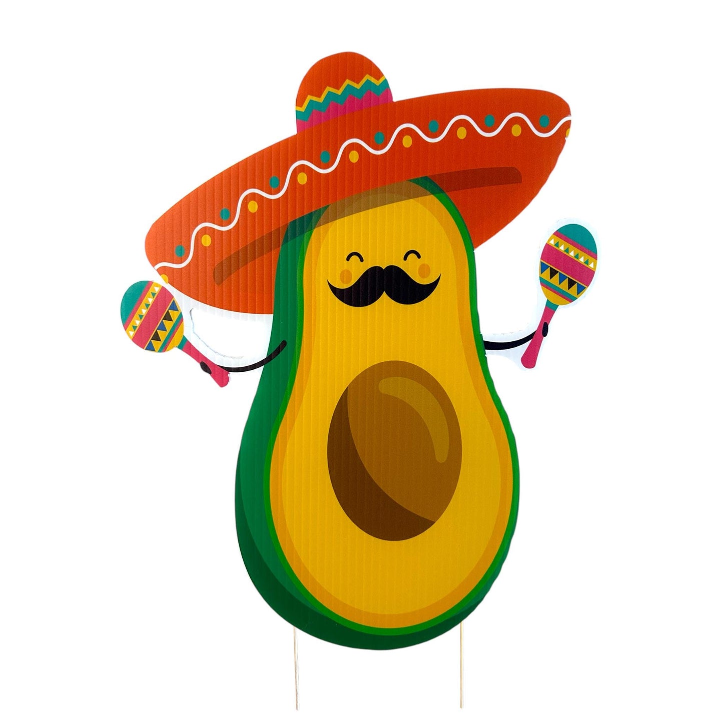 Cinco de Mayo Yard Decor: Fiesta Mariachi Lawn Art- Outdoor Party Decoration