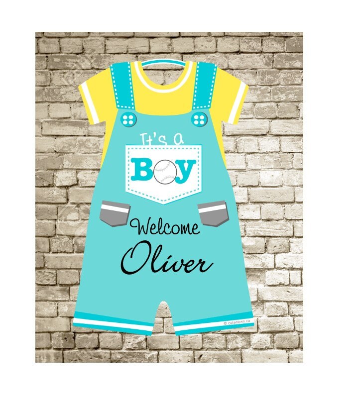 Welcome Baby Girl Door Hanger: Pink Dress Announcement