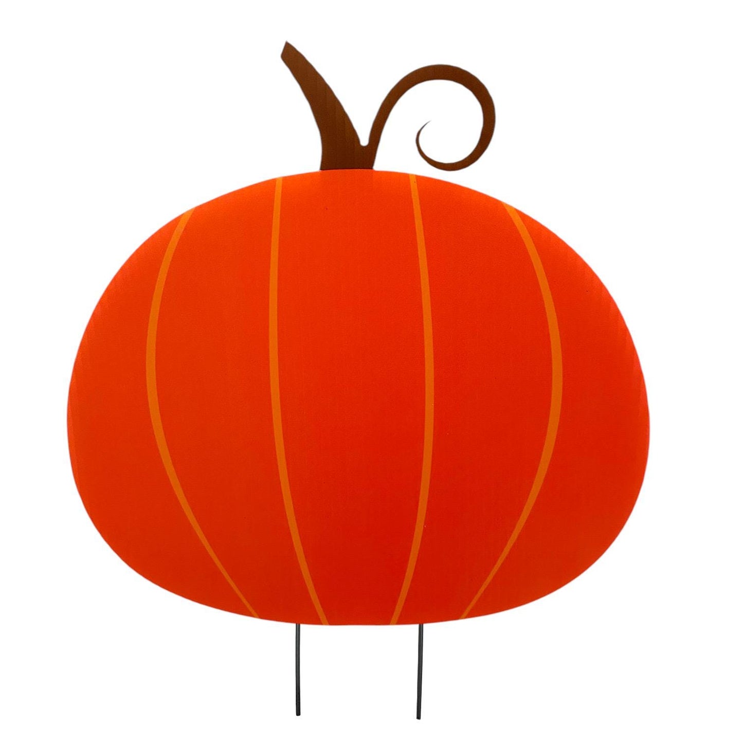 Pumpkin Yard Sign: Fall Outdoor Decor (15.5 x 16 in)