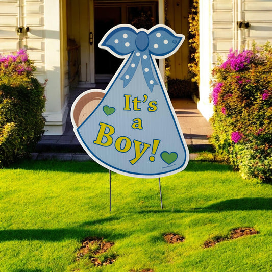 Stork Baby Yard Sign: Welcome Home Announcement, Shower Decor