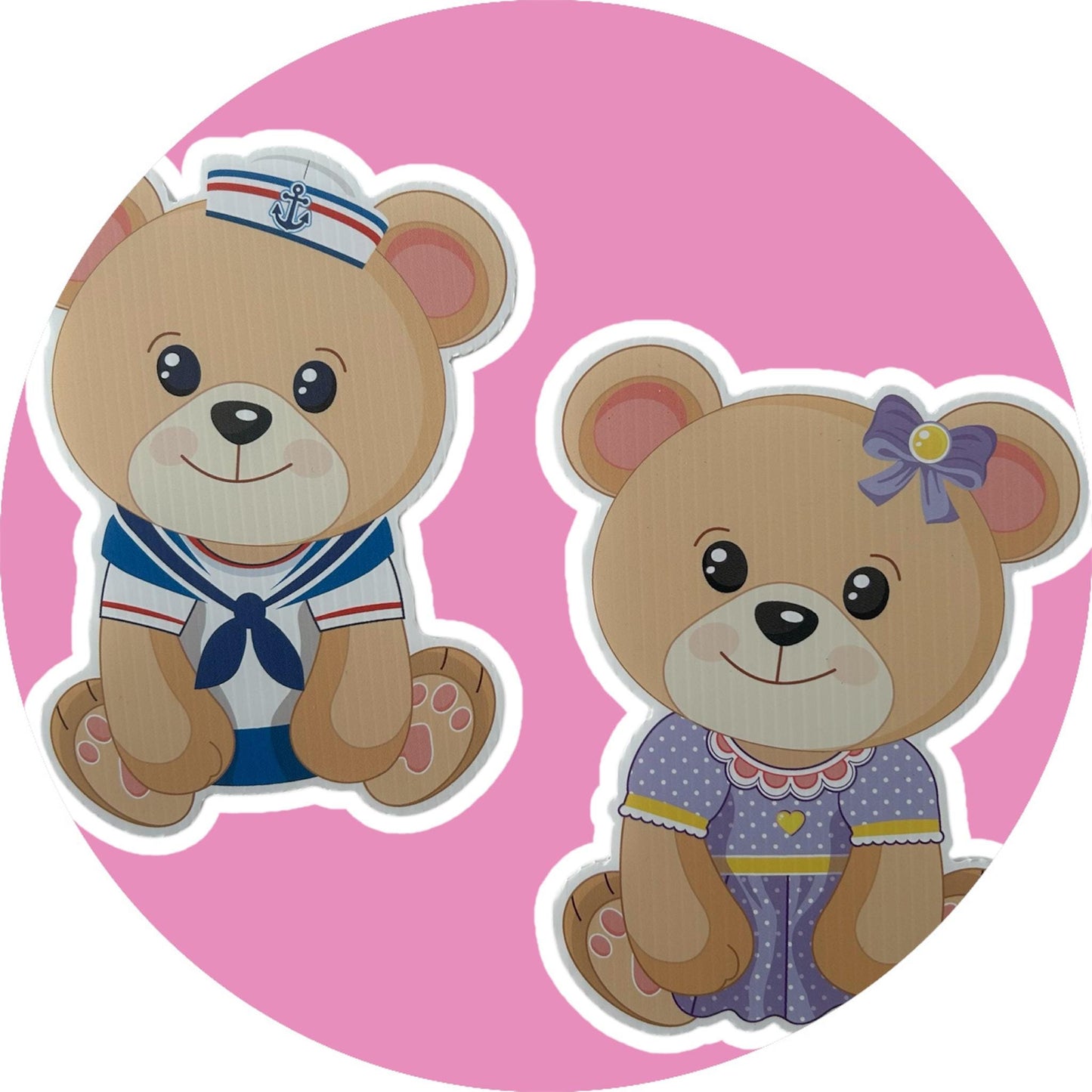 Teddy Bear 1st Birthday Yard Sign: Party Decor, Keepsake Gift