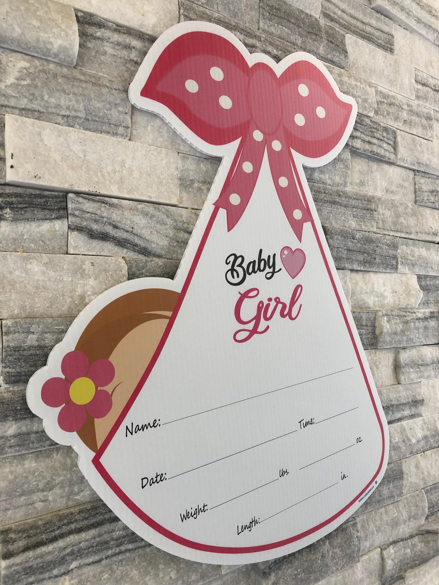 Hospital Door Hanger, Welcome Home Baby Girl, Boy Sign, Stork Bundle Door Sign, New Birth Stats Art, Custom Baby Announcement Keepsake, Gift