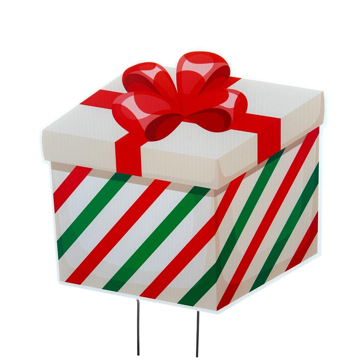 Personalized Christmas Ornament Yard Sign: Holiday Lawn Decor