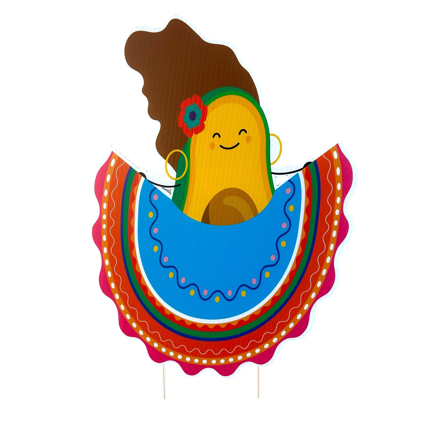 Cinco de Mayo Yard Decor: Fiesta Mariachi Lawn Art- Outdoor Party Decoration