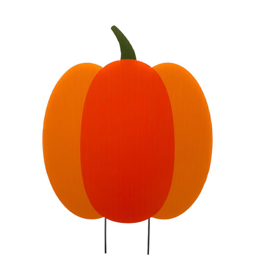 Pumpkin Yard Sign: Fall Outdoor Decor (15.5 x 16 in)