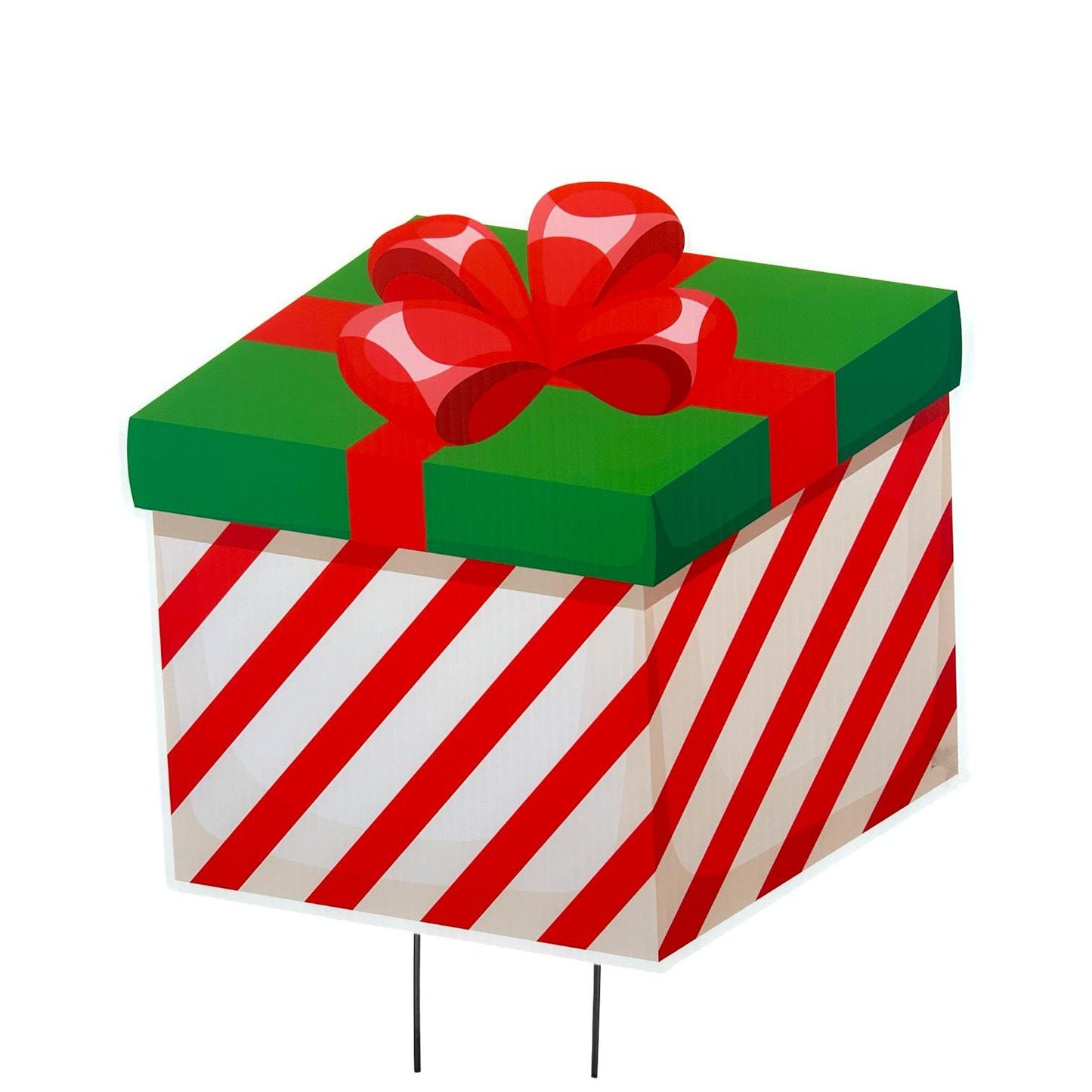 Personalized Christmas Ornament Yard Sign: Holiday Lawn Decor